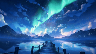 海上星空