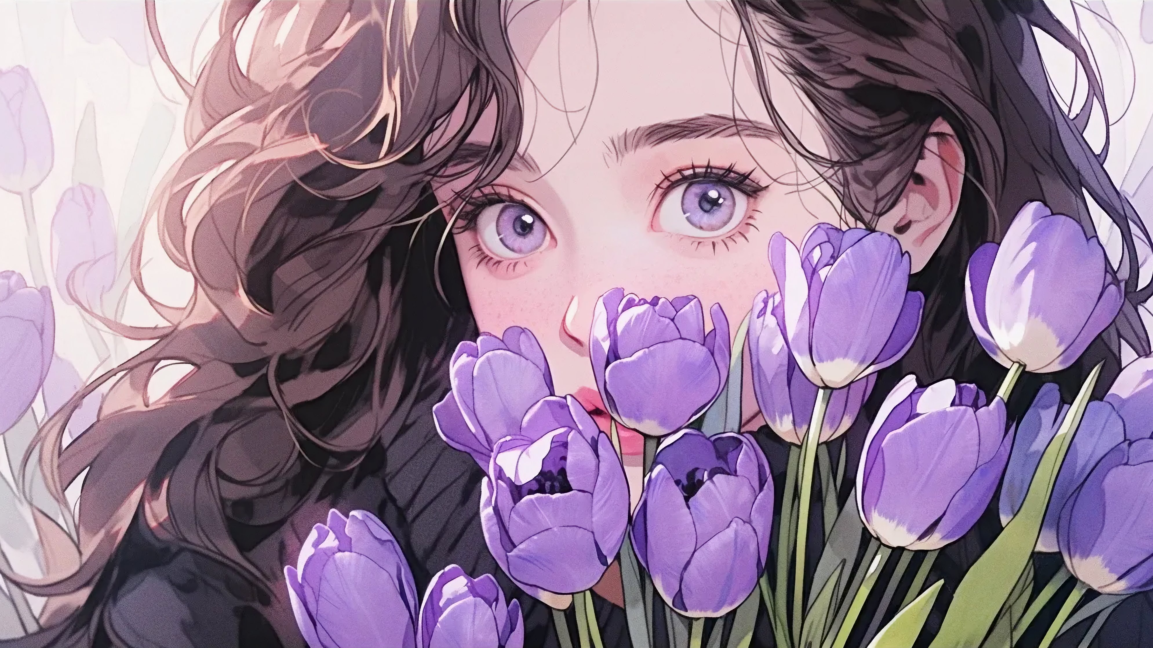 郁金香少女