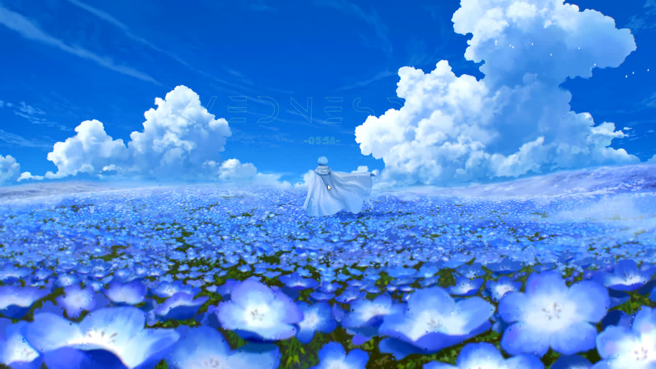 葬送的芙莉莲-辛美尔「苍月草」【4K】Frieren: Beyond Journey's End-Himmel-Nemophila menziesii [4K]