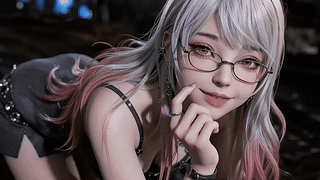 性感搞怪少女