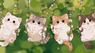 可爱的猫咪