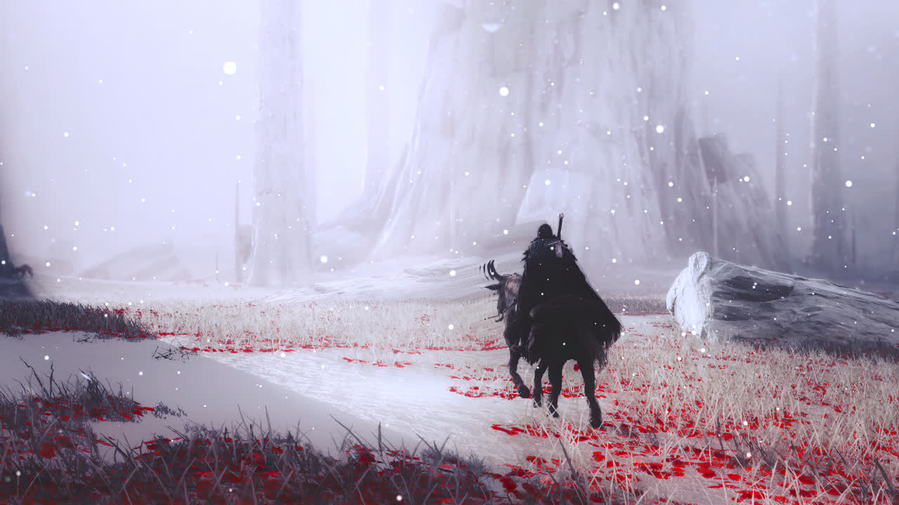 艾尔登法环 - 神圣雪原（双屏）