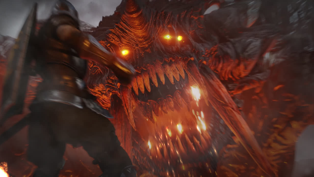 恶魔之魂 重制版 龙 壁纸（摇动）