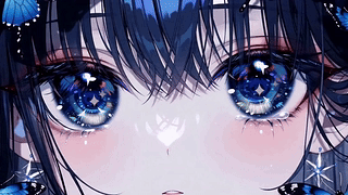 蓝蝶流泪少女