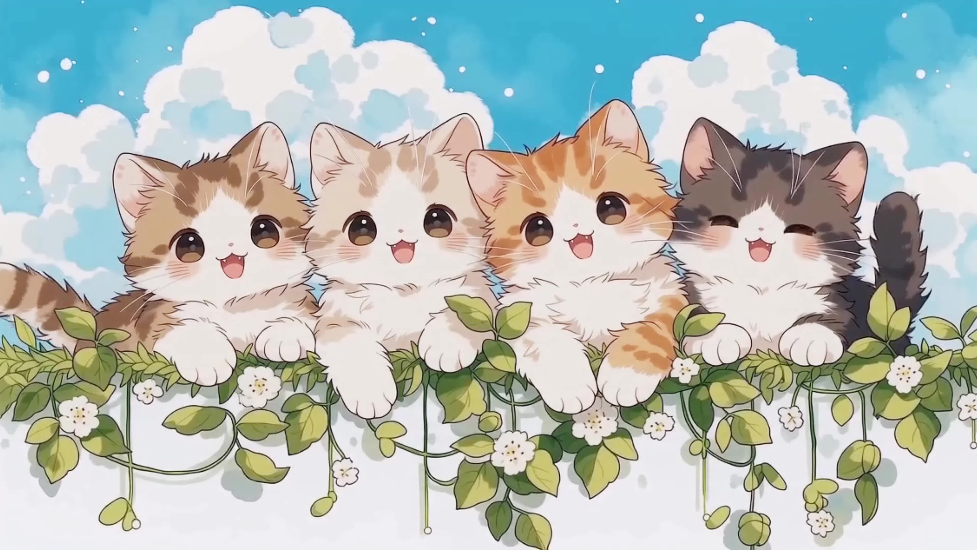 可爱的猫咪