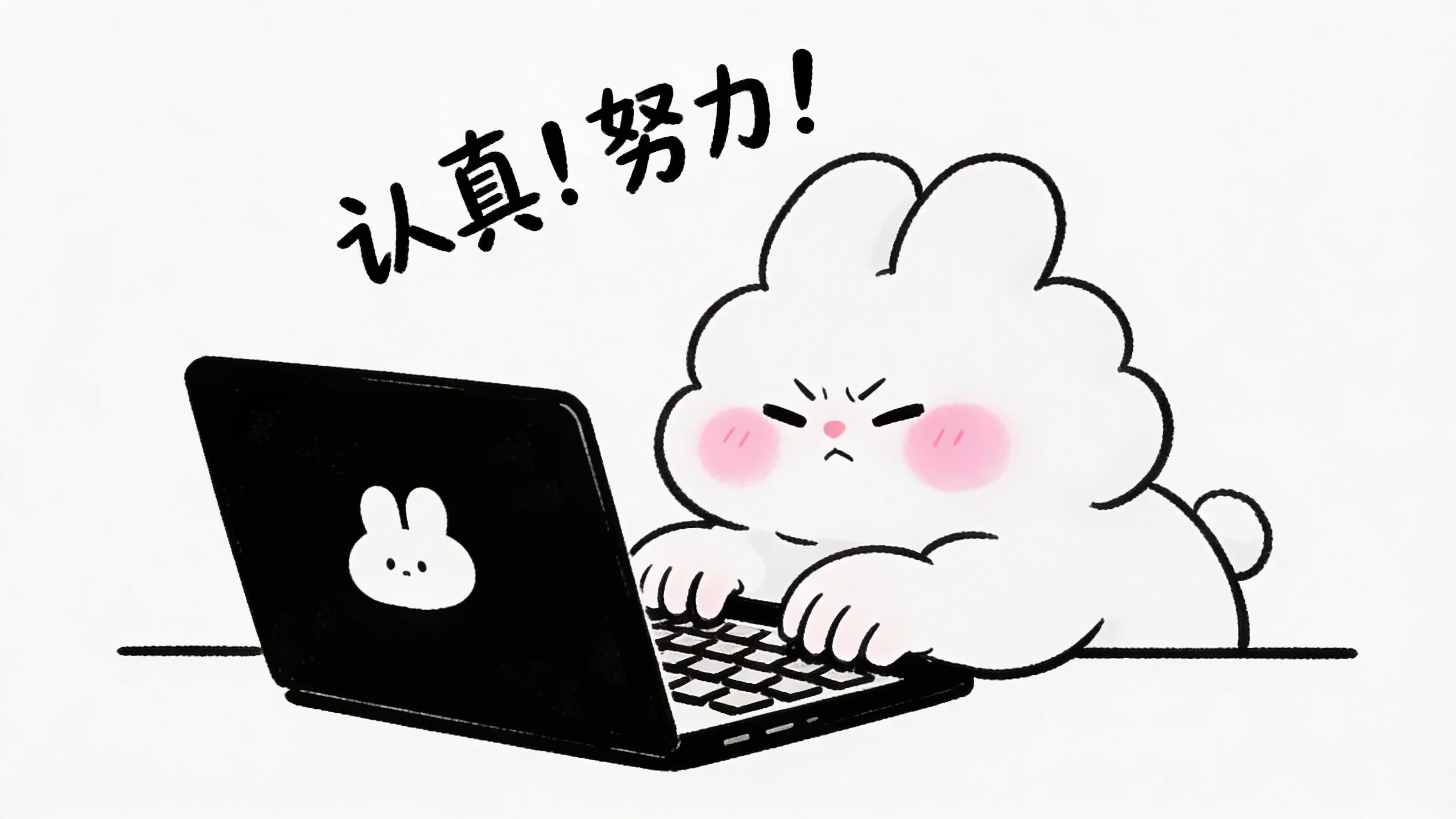 认真努力打工兔兔