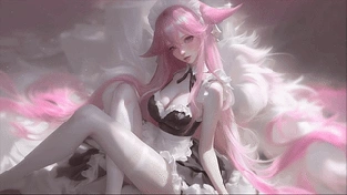 白丝粉毛女仆 动态壁纸 | 作者：用户aaad0KgWq