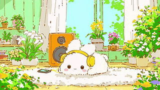 花房听歌小兔