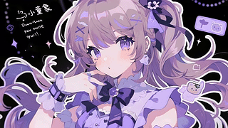 紫色女孩