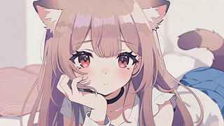 可爱猫耳少女