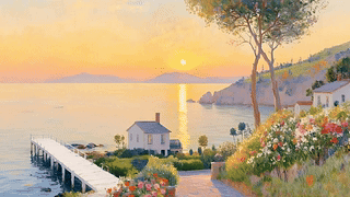 湖边风景