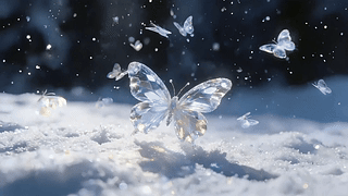 雪与蝶