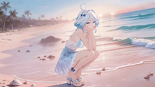 海边女孩
