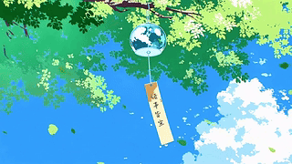 春风拂过风铃树梢