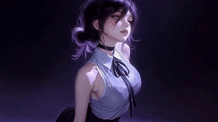 光影禁欲系少女-蕾塞 动态壁纸 | 作者：豆子酱edda