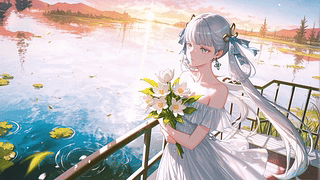 落日里的花漾少女-今汐