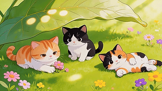 可爱调皮猫咪