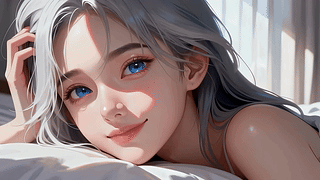 纯欲灰发少女