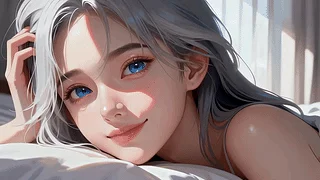 纯欲灰发少女
