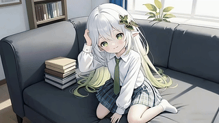 可爱萝莉女孩