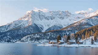 磅礴雪山