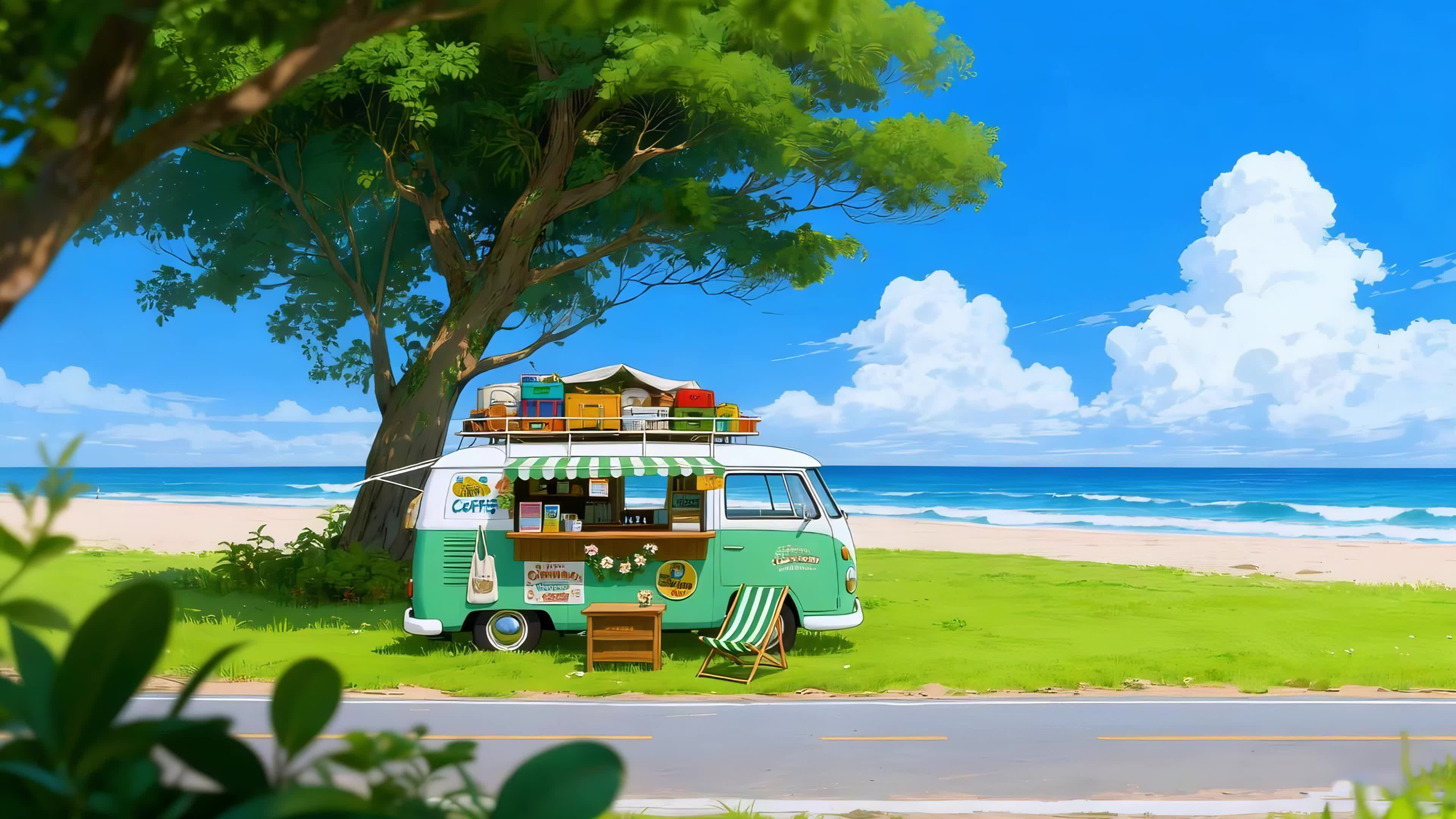 海边小车