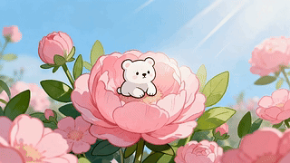 花上小熊