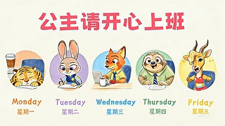 公主，请开心上班