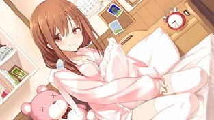 Bloom Bed Girl Smile X-Ray 绽放床畔少女的微笑 动态壁纸 | 作者：Meidusha (⚞ ᴥ ⚟)