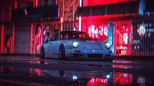 | 复古汽车 - Porsche 911 | [HD] 动态壁纸 | 作者：ItzFilete