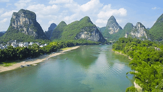 山水河流