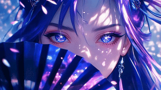 星瞳紫扇