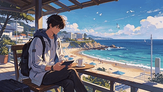 海边少年