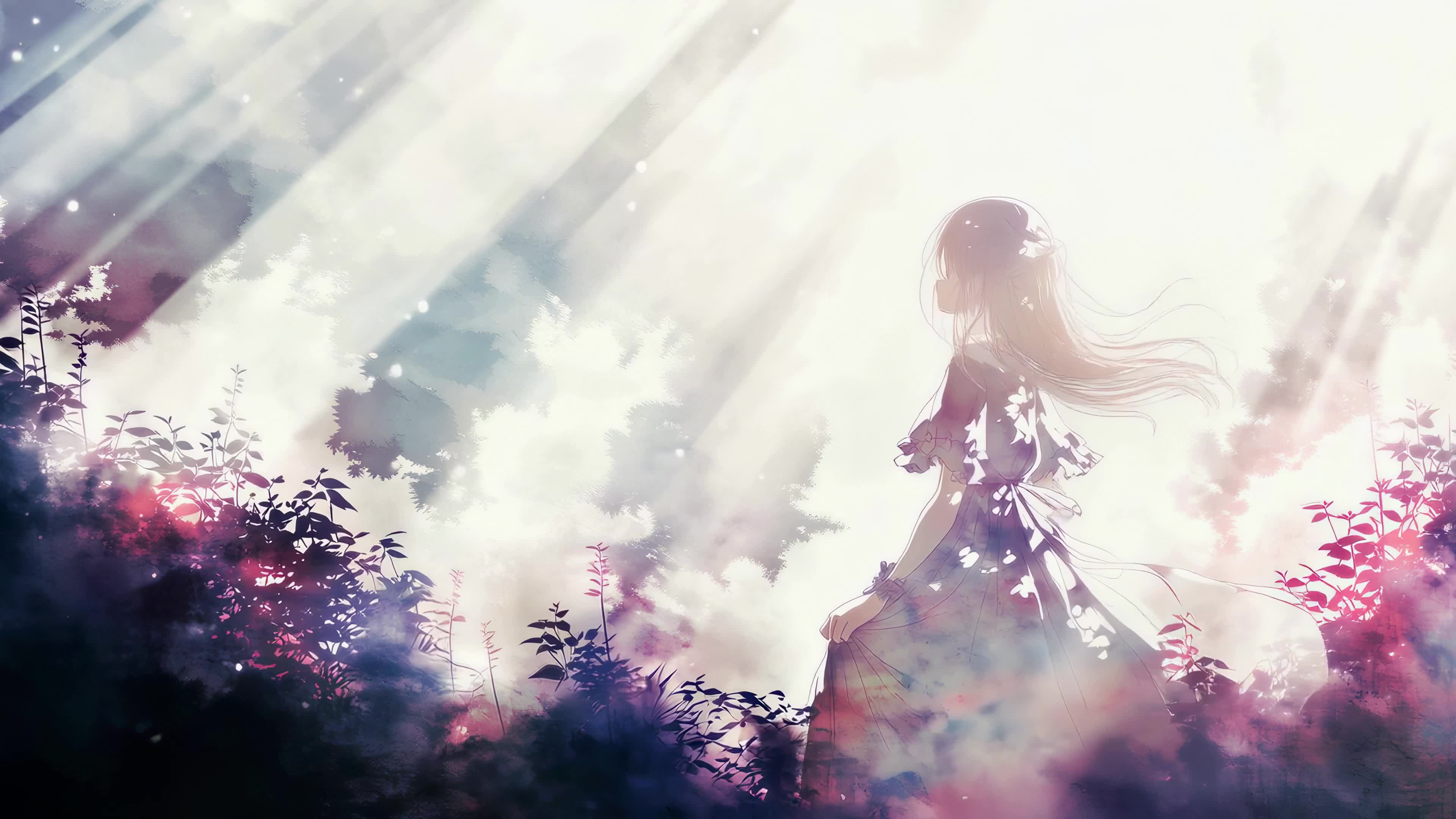 花丛唯美少女