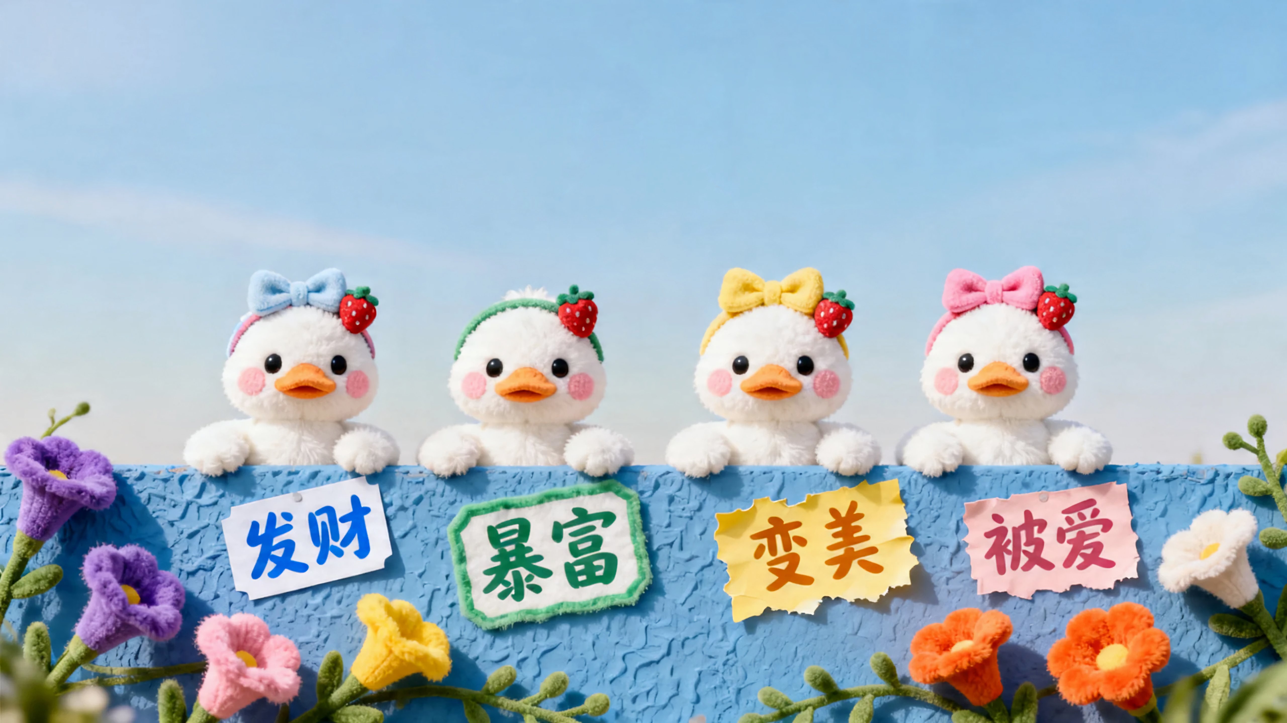 可爱的鸭鸭