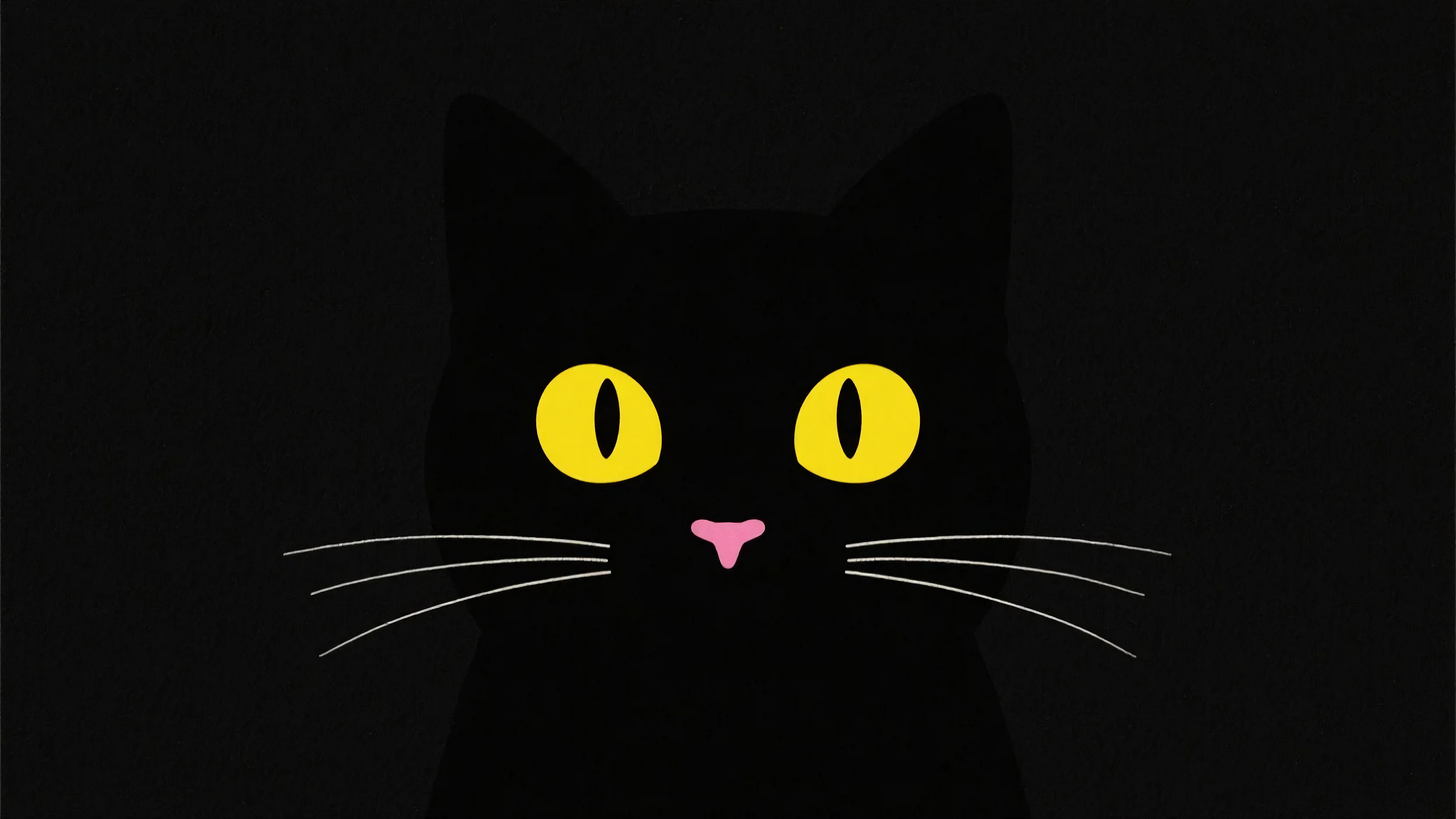 可爱黑猫