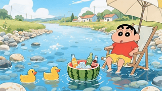 悠闲夏日小新