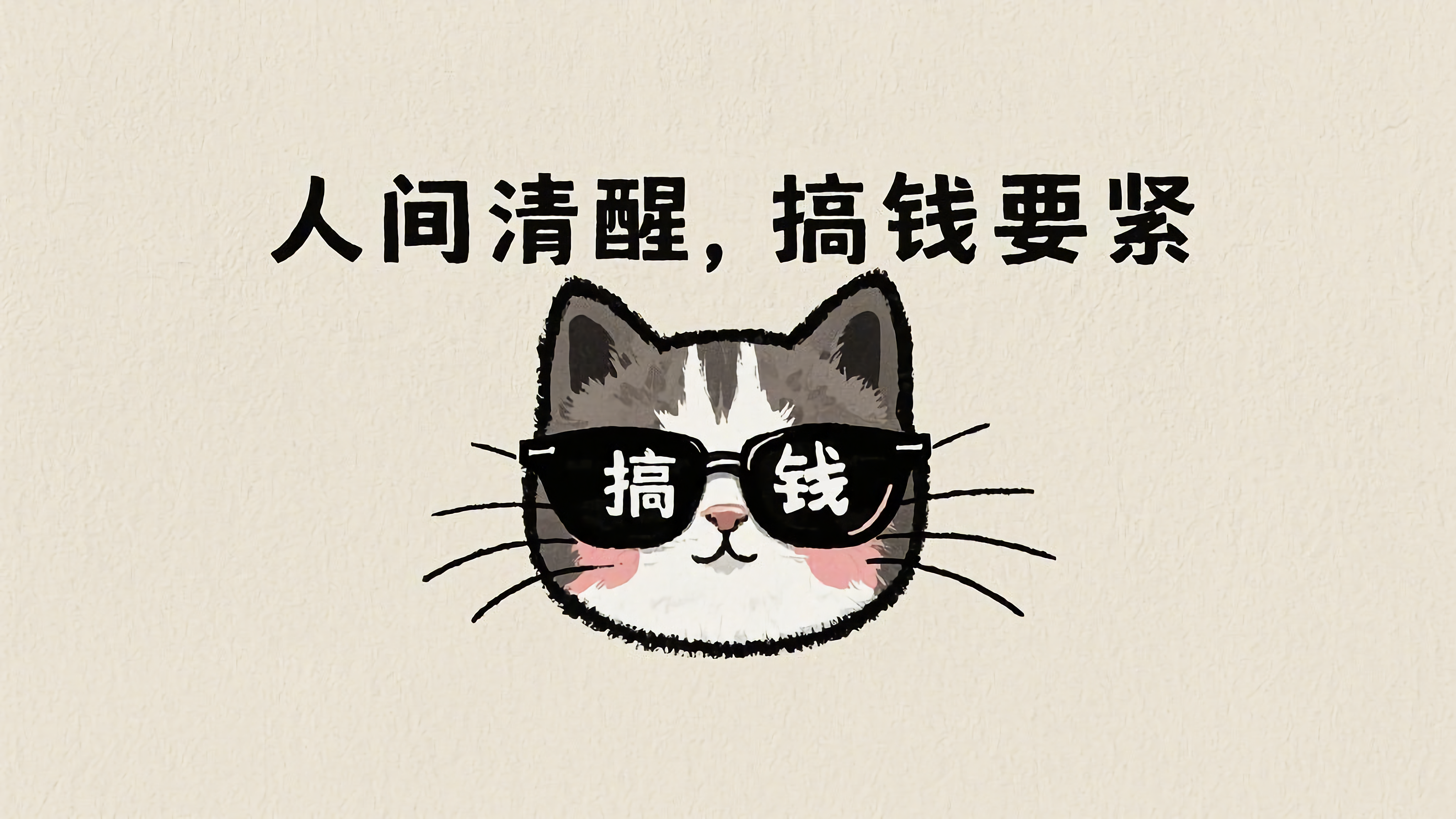 可爱搞钱猫咪