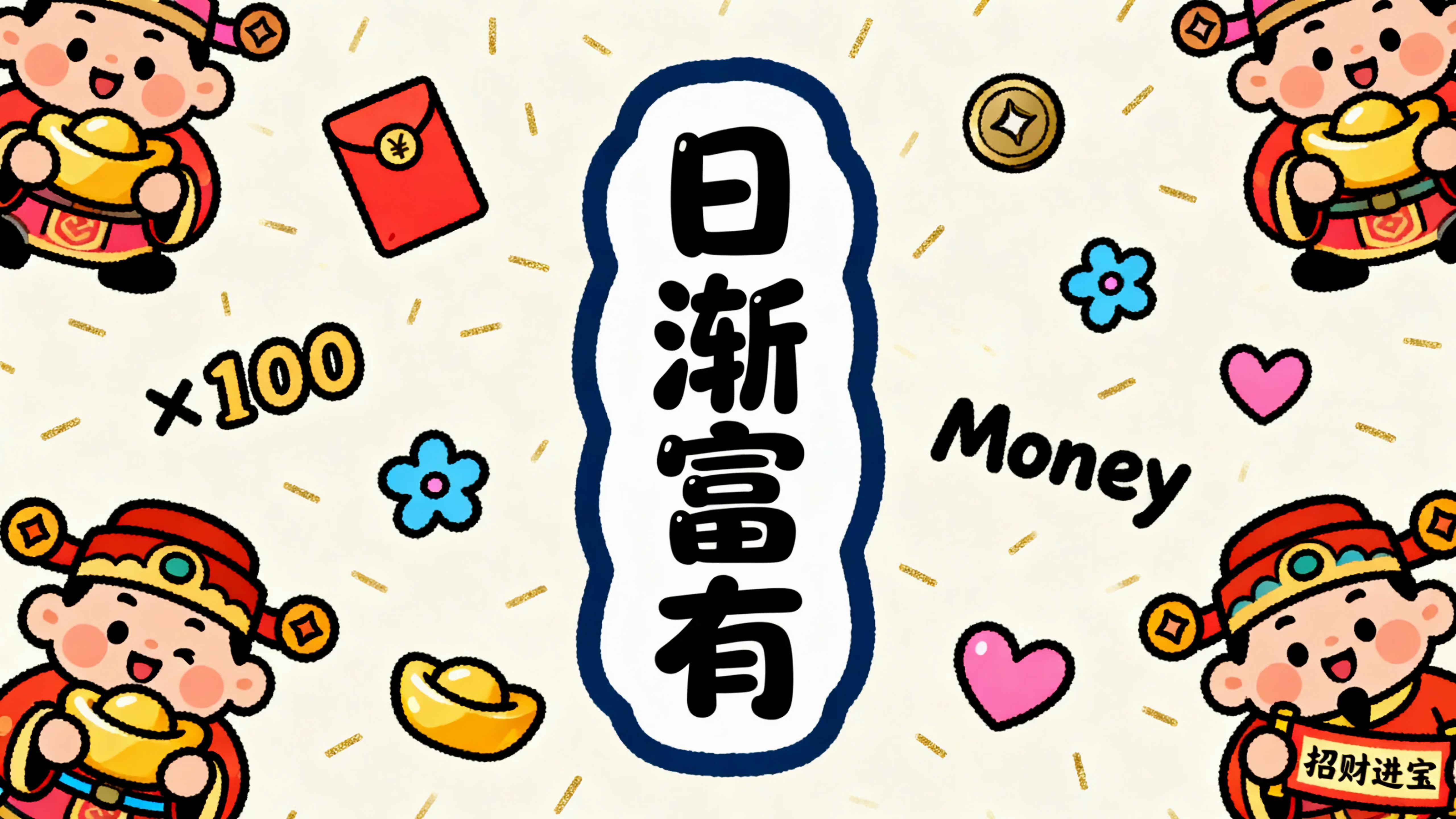 财神爷日渐富有