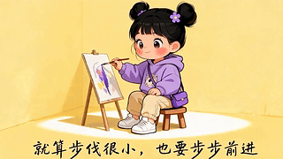 爱画画女孩