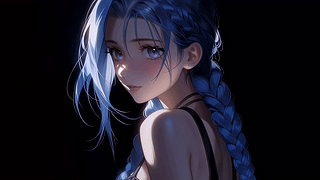 暗夜里的唯美金克丝