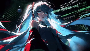 故障初音（播放器歌词乐谱乐评） 动态壁纸 | 作者：宅婳氏