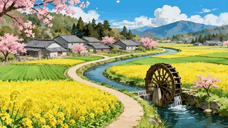 春日田园