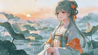 映日荷花