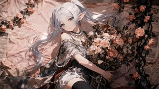 手捧花拍摄-芙莉莲