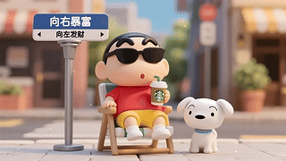 很酷发财暴富打工人