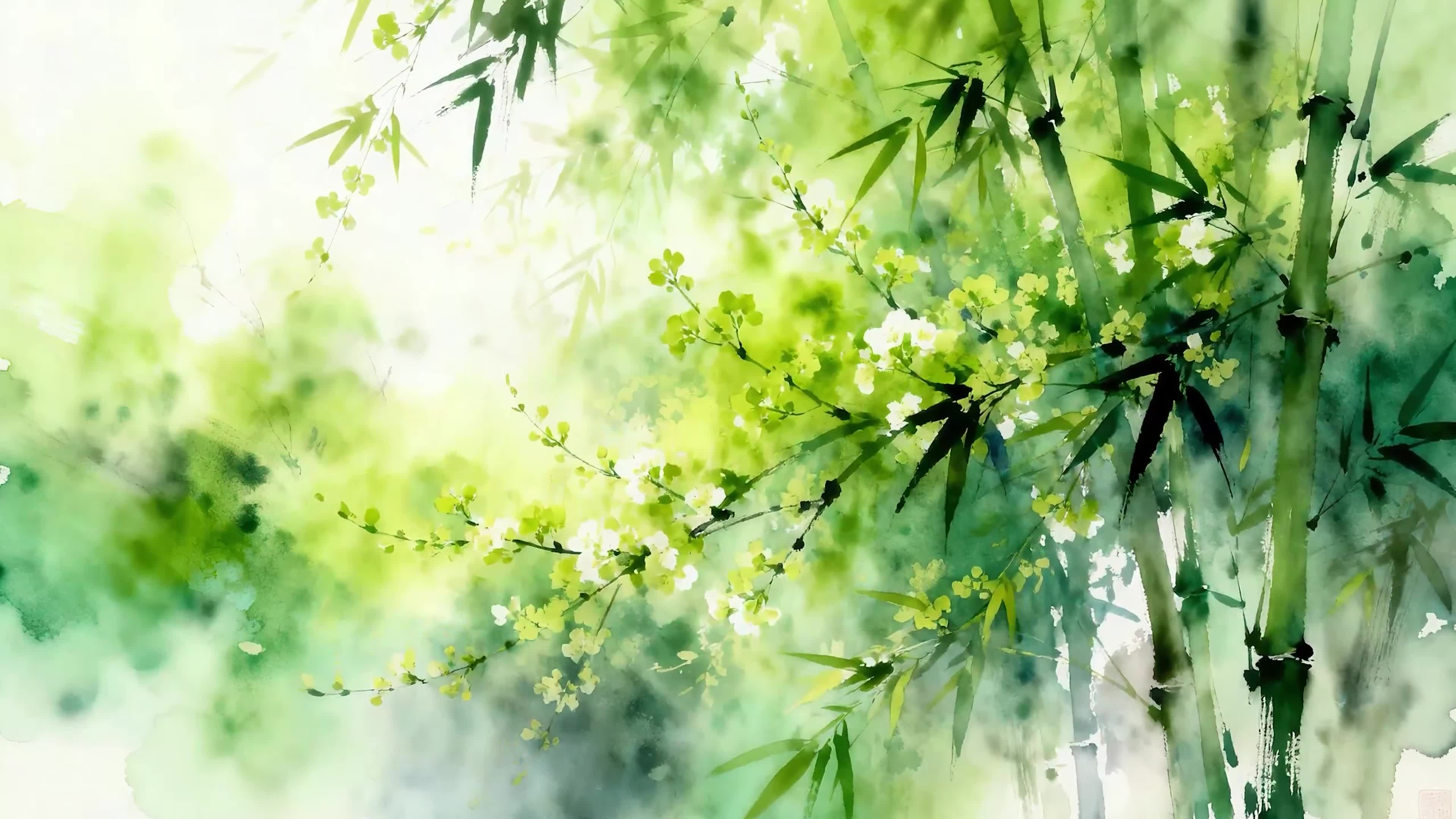护眼树木小清新