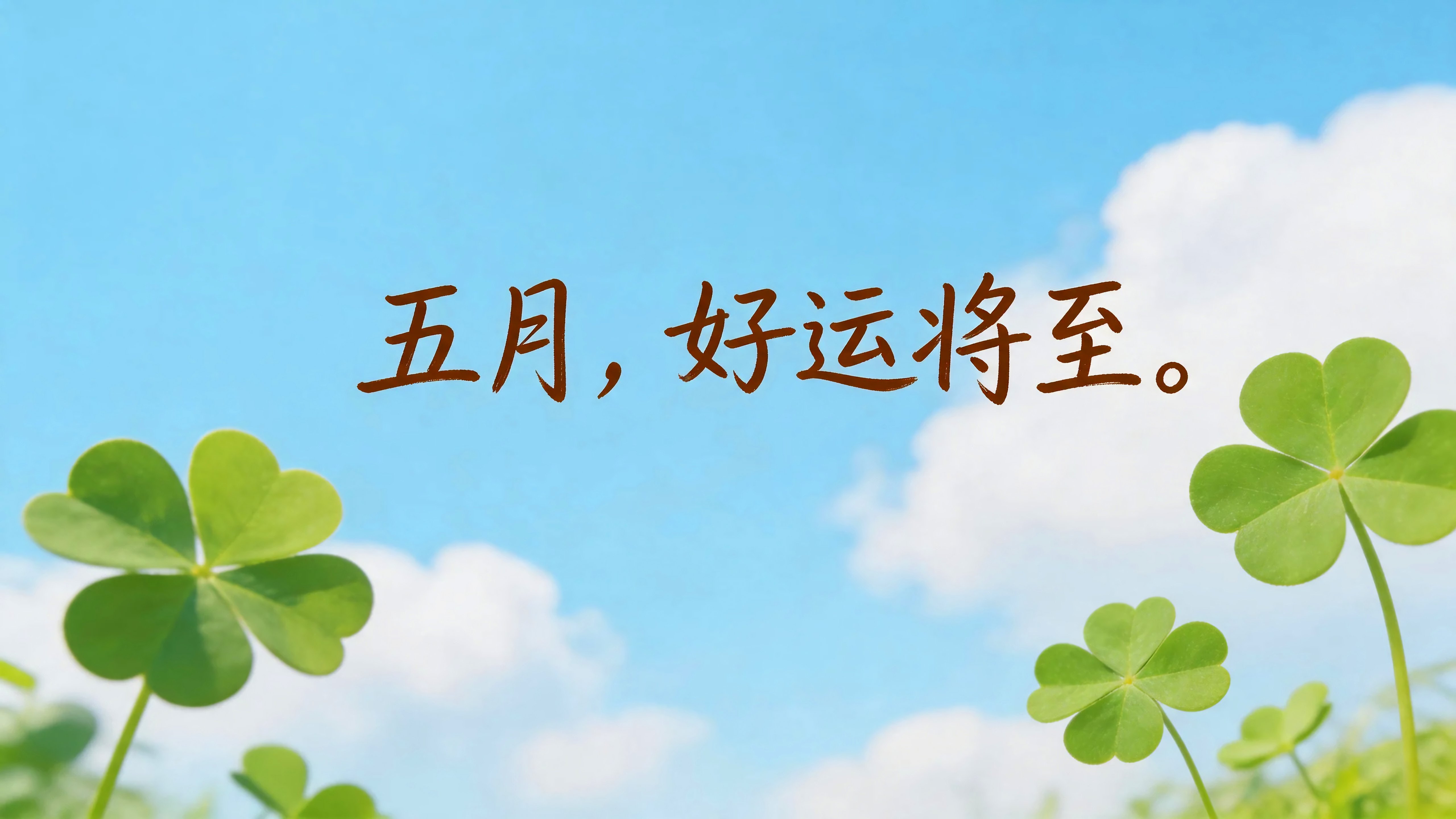 五月好运将至