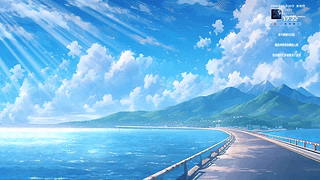 时间变化跨海大桥