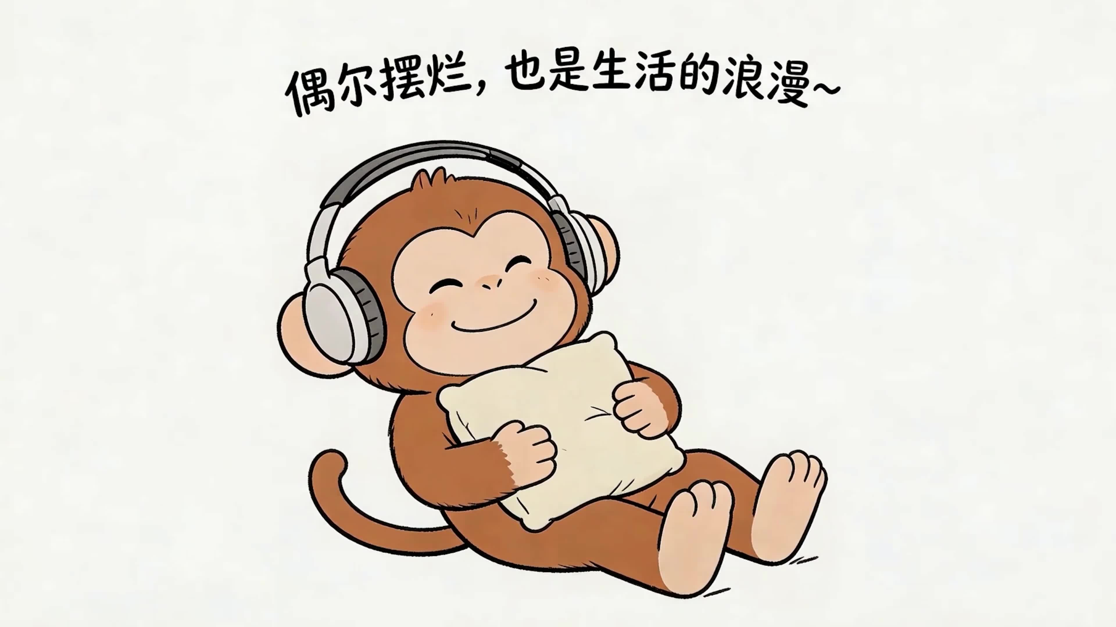 偶尔摆烂也是生活